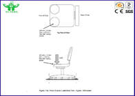 машина испытания БИФМА неподвижной нагрузки переднего края стула офиса мебели 30~65км С5.1