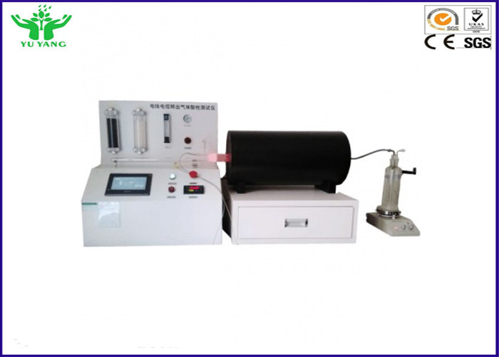 Стандарт теста ИЭК 60754-1&amp;2 оборудования для испытаний корозии отпуска кисловочного газа галоида