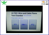 Оборудование для испытаний провода камеры теста огня провода UL1581 и кабеля