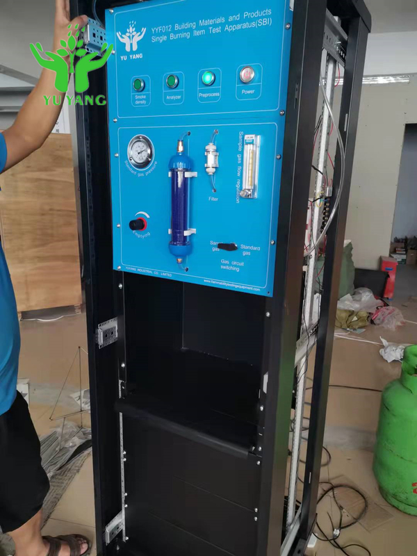 Тестер EN 13823 GB/T 20284 одиночный горящий для строительных материалов горизонтальных