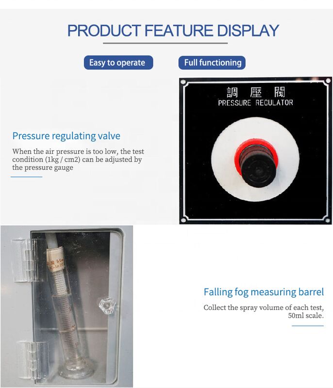 220В мощность электронный солевой спрей для испытательного устройства с 1-летней гарантией