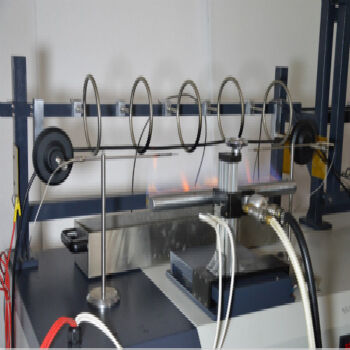 Оборудование для испытаний на целостность цепи электрических кабелей по IEC 60331, BS 6387, EN 50200 с воздействием огня, ударными нагрузками и водяным распылением