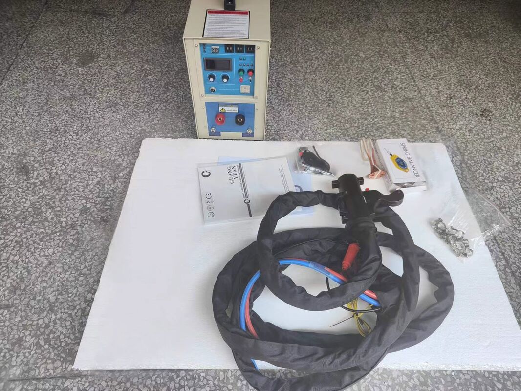 Портативная индукционная печь для непрерывного отжига проволоки мощностью 200 кВт с сенсорным экраном, ЛГБТ