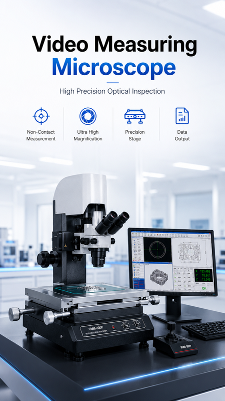 VMM Series Video Measuring Microscope with 1/2