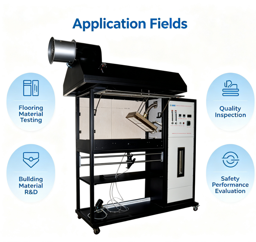 High Precision Flooring Radiant Heat Flux Test Device Floor Heating Material Thermal Performance Testing Instrument