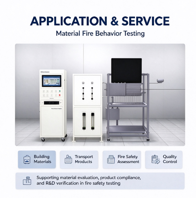 Vertical Flame Spread Test Apparatus Fire Reaction Testing Machine for Building and Transportation Products